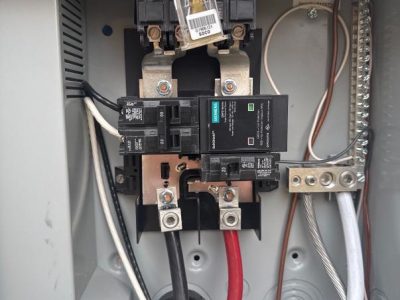 Hvac Unit Breaker Installation