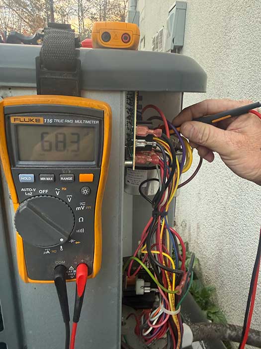 Outdoor Unit HVAC Servicing